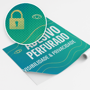 Adesivo Perfurado Vinil Perfurado     